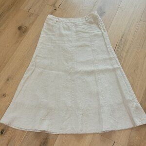 Liz Clairborne Size 8 Linen Maxi Skirt **Beautiful** **Classy**